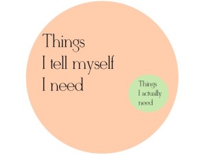 The things I need