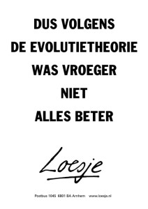 Loesje evolutietheorie