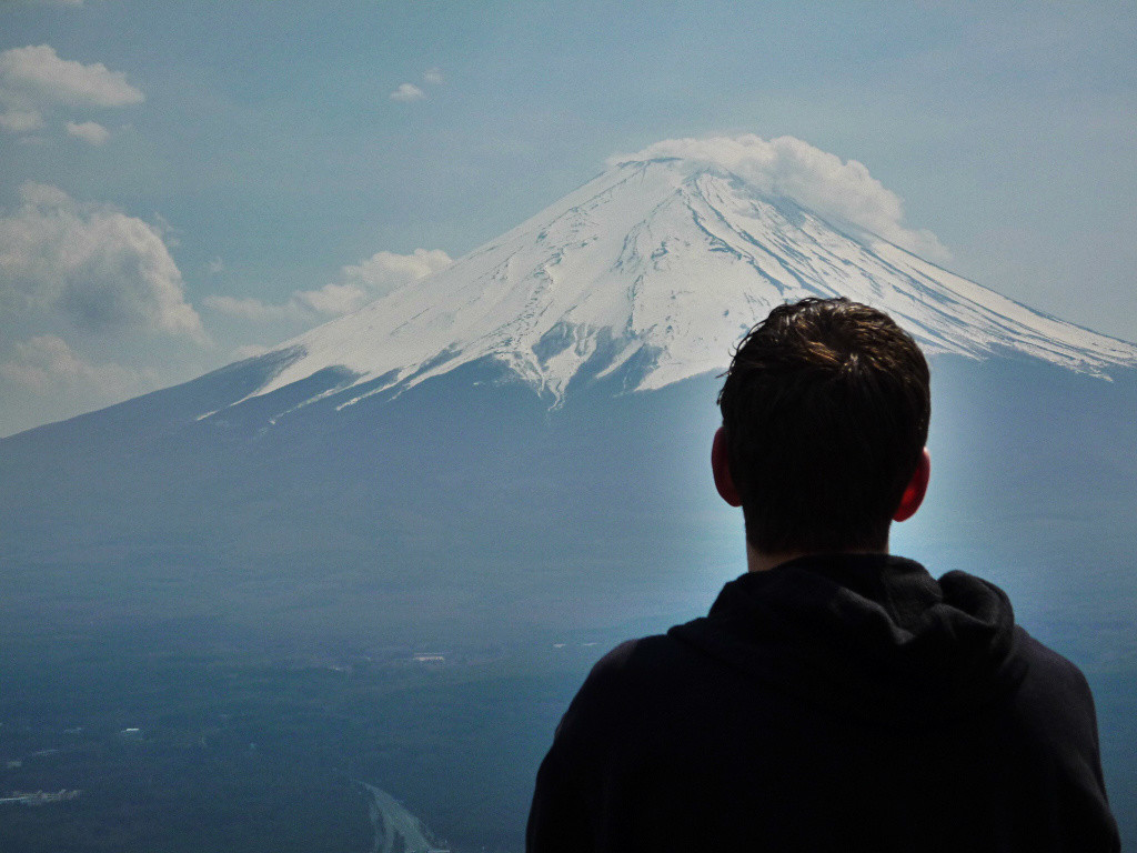 Sebastiaan Fransen en Mount Fuji